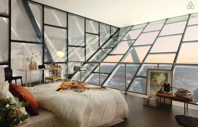 A Penthouse at the Top of a Ski Jump in Norway