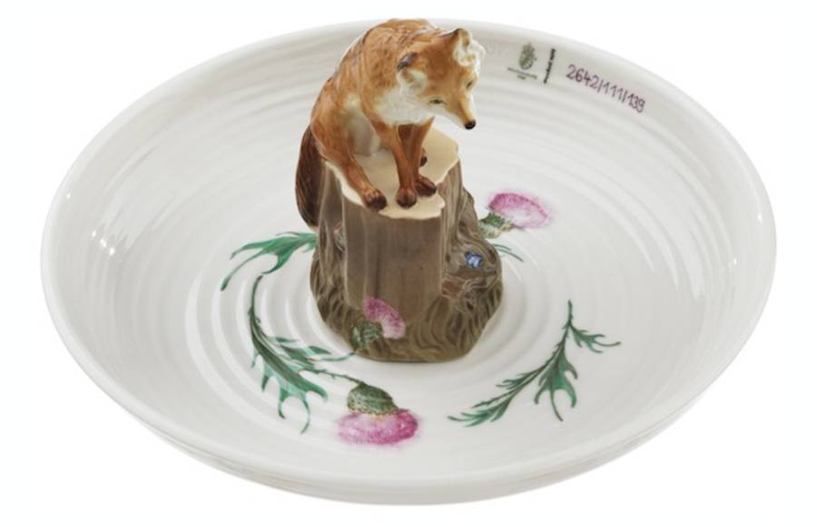 Hand Painted Ceramic Bowls with Animals