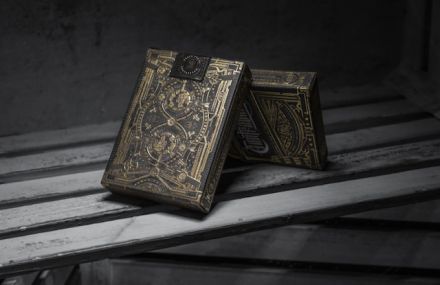 Contraband Book Lamp & Playing Cards