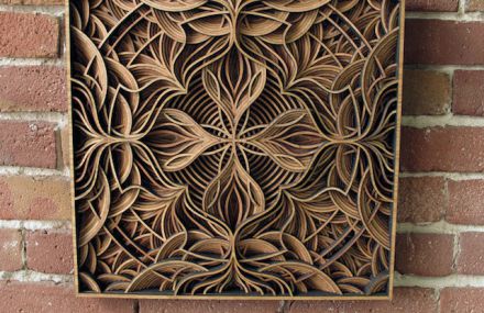 Wooden Hand-Carved Mandalas