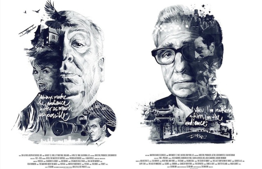 Illustrated Posters Celebrating Famous Movie Directors