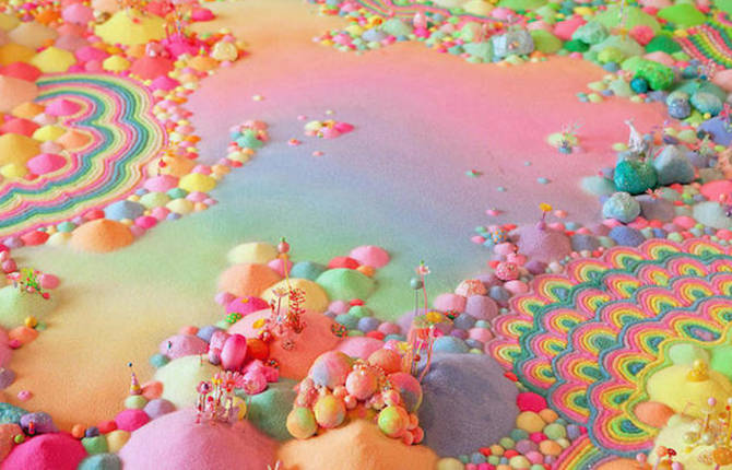 Candy Floors Installations by Pip & Pop