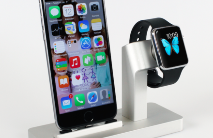 Premium One- The First All In One Dock for Apple Watch and iPhone