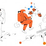 Astronaut Illustrations by Vincent Mahe_0