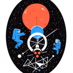 Astronaut Illustrations by Vincent Mahe_1