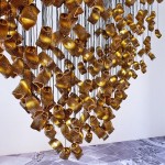 Cardboard Pendant Lights Installation_0