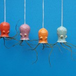 Ceramic Cephalopod and Jellyfish Air Plant Holders-2