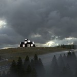 Cluster of Shipping Containers Turned Into Workplace_0