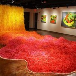 Colorful Paper Installations by Travis Rice_0
