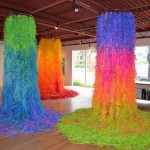 Colorful Paper Installations by Travis Rice_1