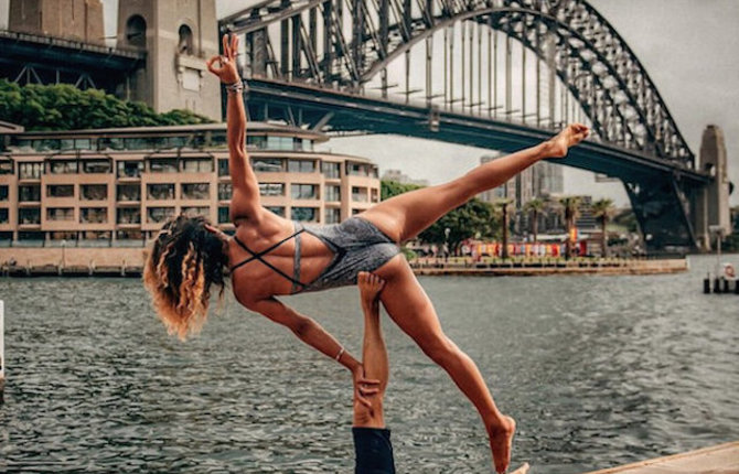Gravity Defying Yoga Poses In Photos