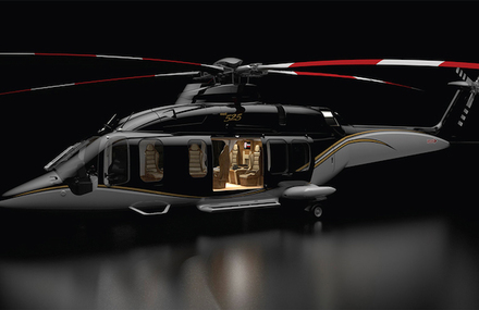 Helicopter Luxurious Interior