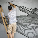 Masking Tape Street Art1
