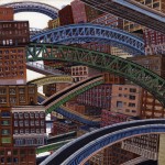 Paintings of Urban Turmoil by Amy Casey_2