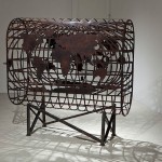 Patterns Sculpted into Industrial Steel Objects-9