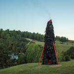 Strange Tower Made from Old Tyres-0