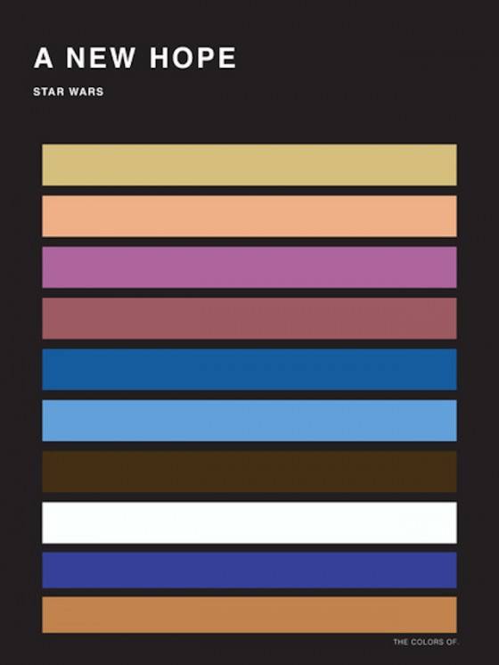 The Colors of Star Wars Palettes Media