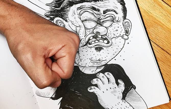 Interactive Ink illustrations