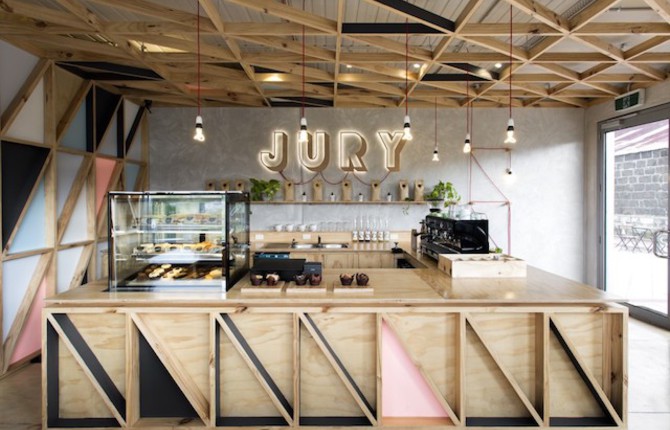 The Wooden Jury Cafe Interior