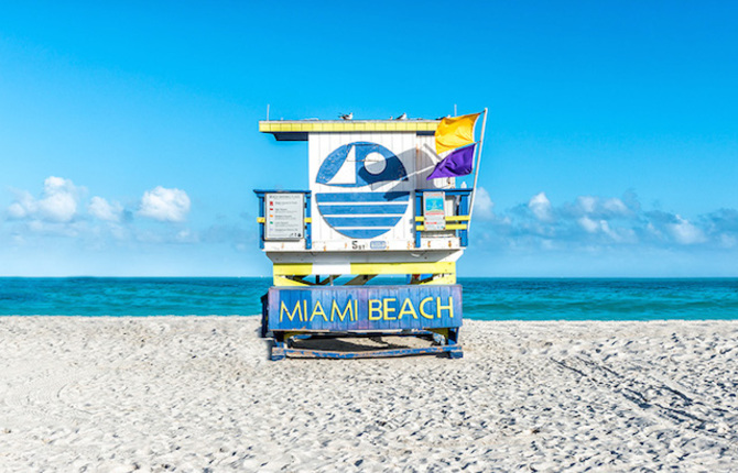 Lifeguard Chairs in South Beach Miami