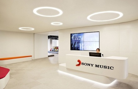 Inside Sony Music Office in Madrid