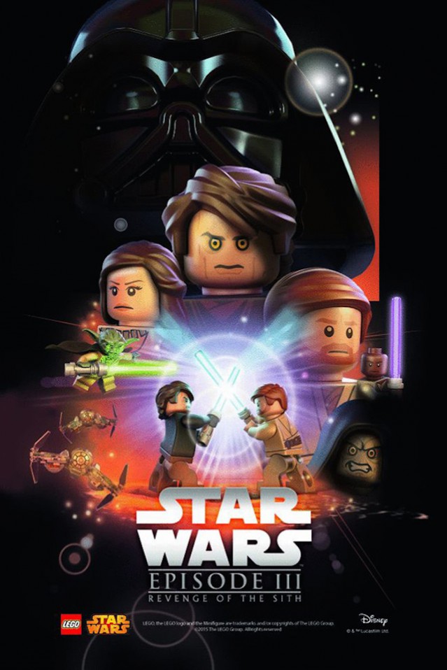 Star Wars Movie Posters in LEGO Media