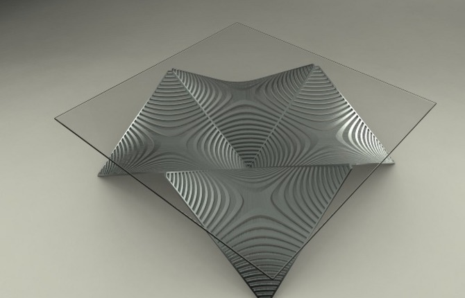 Hyperbolic Table Design