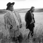 Marlon Brando & Jack Nicholson on the set of The Missouri Breaks,Billings, Montana 1975