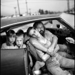The Damm family in their car,Los Angeles, California 1987