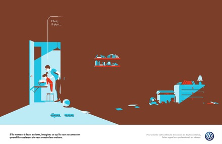 Volkswagen Ads Prints by Tom Haugomat