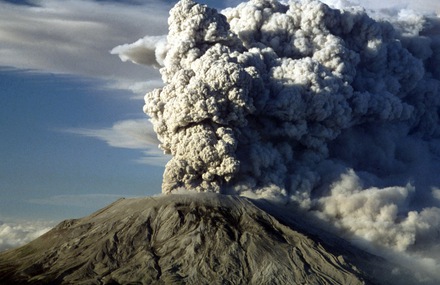 35-Year-Old Photography of the Mount St. Helens Eruption