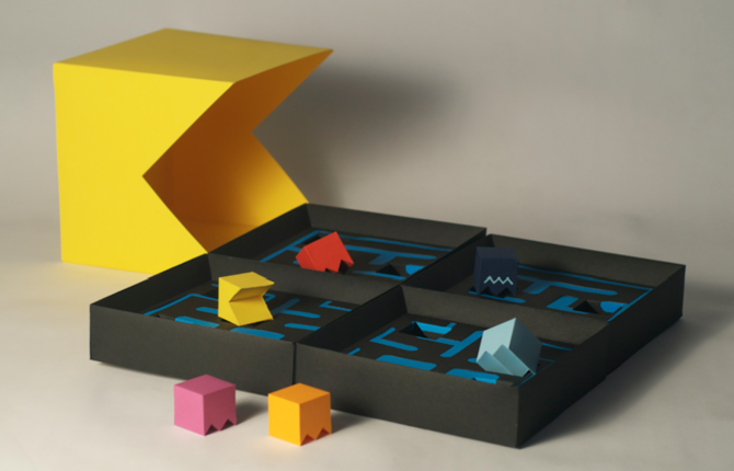 Pacman Game Reimagined in a Board Game