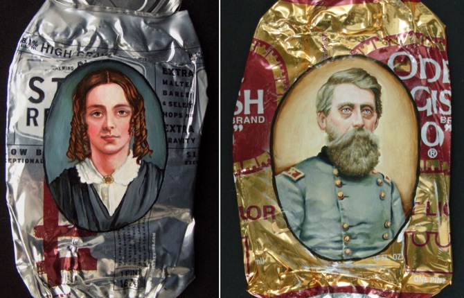 Historical Portraits on Cans