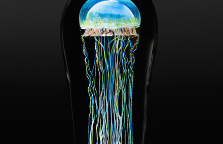 Jellyfish Glass Sculptures
