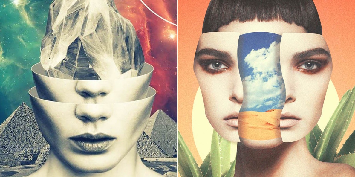 1Retro-Futuristic Digital Collages by Khan Nova