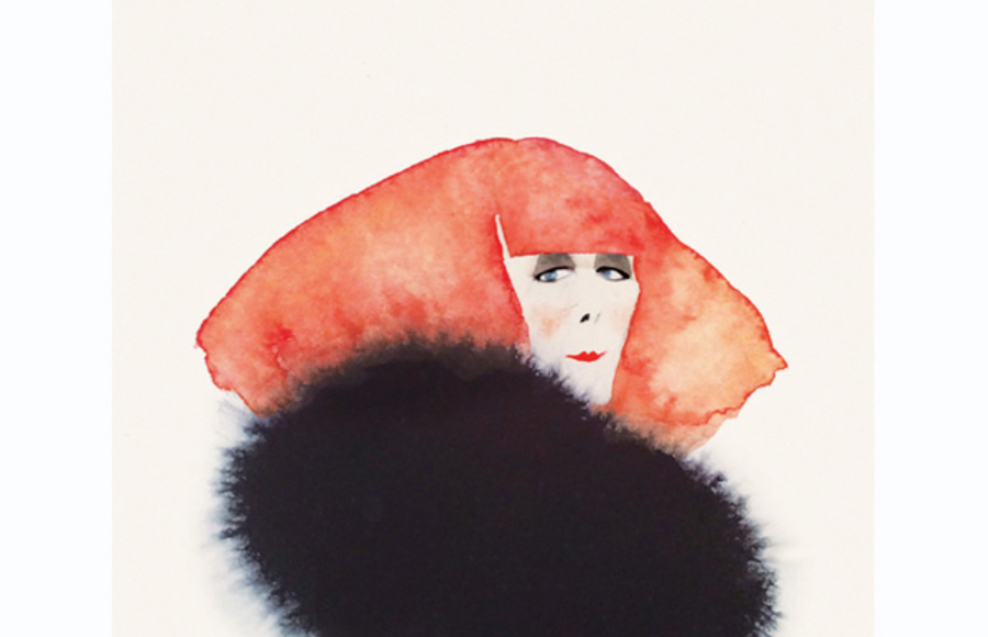 Little Water-Color Portraits of Fashion Designers and Artists