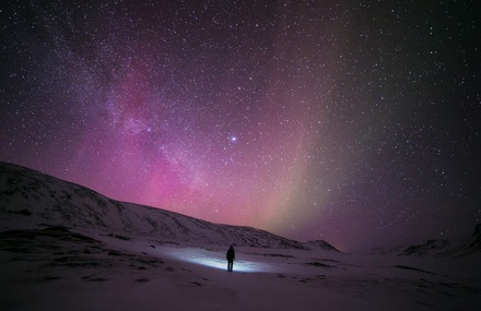 Wanderer in The Arctic Emptiness