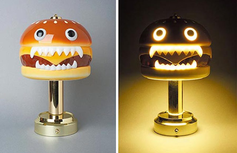 The Scary Hamburger Lamp