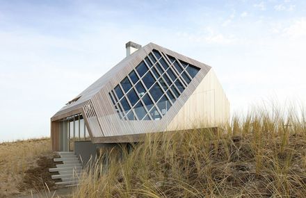 Dune House Into The Seaside Landscape