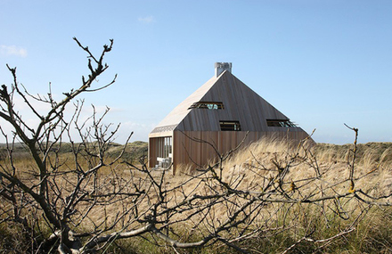 Dune House Into The Seaside Landscape