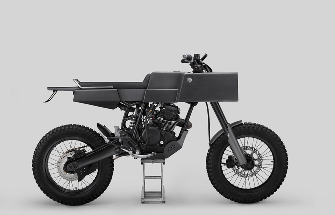 Aluminium-Made Futuristic Motorcycle