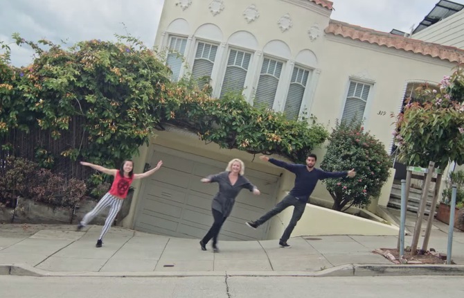 Gravity Illusions in the Streets of San Francisco