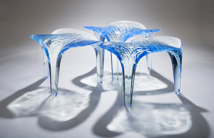 Liquid Glacial Furniture by Zaha Hadid