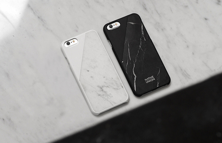 Elegant iPhone Cases Made of Real Marble