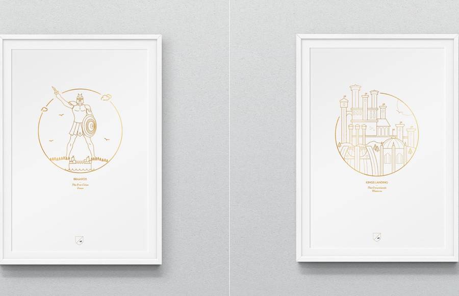 Game of Thrones Iconic Architecture Posters