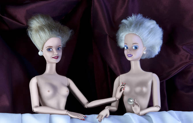 Famous Paintings Recreated with Barbie Dolls