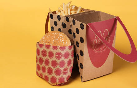 Redesign McDonald Takeaway Bag for Big Mac