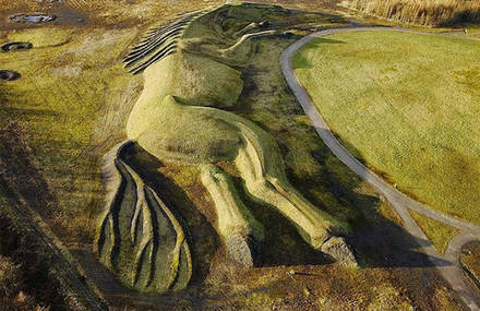 Giant Horse Earth Sculpture
