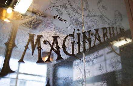Detailed Sign Inspired by 19th Century Typography