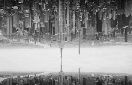 Contrasting Black and White Outlook of Cities